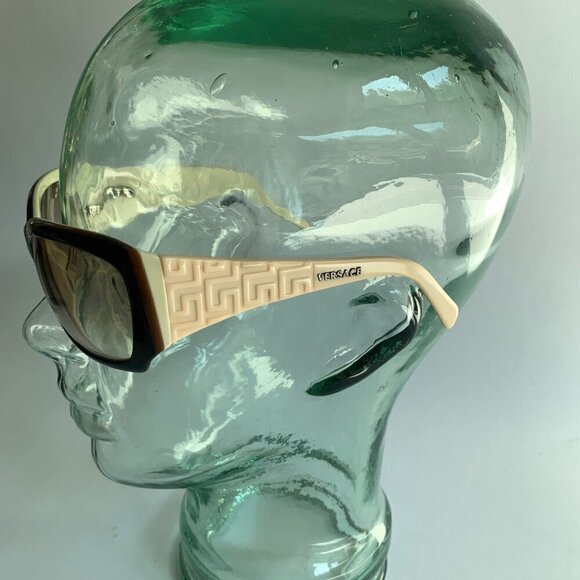 Versace MOD 4049 405/13 63-17-125 Vintage Sunglasses Brown Cream main image 7